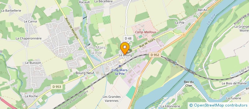 localisation de l'entreprise INSTITUT FRANCAIS DE RECHERCHE ET D'APPLICATIONS DU PSYCHODRAME  CINQ-MARS-LA-PILE