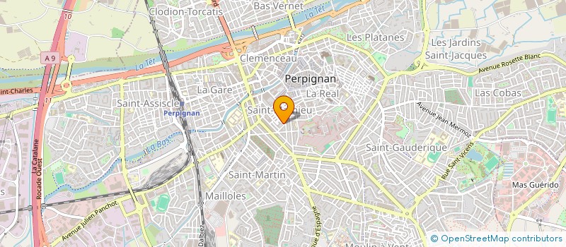 localisation de l'entreprise INSTITUT FRANCAIS DES ARTS à PERPIGNAN