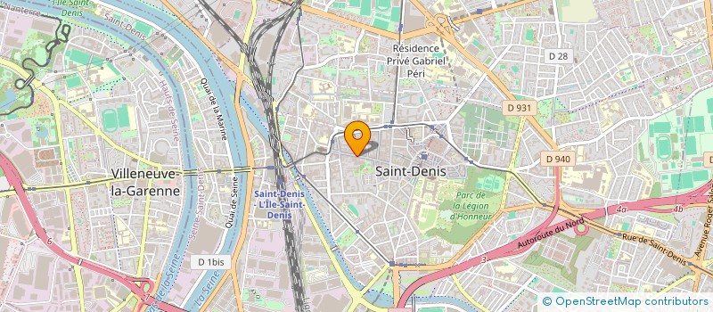 localisation de l'entreprise INSTITUT FRANCAIS DU SOUFISME (IFRAS)  SAINT-DENIS