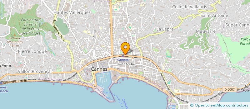 localisation de l'entreprise INSTITUT FRANCAIS RIERA à CANNES