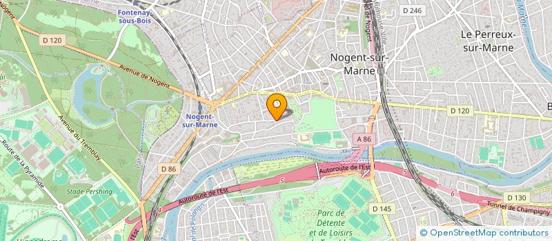 localisation de l'entreprise INSTITUT FRANCILIEN DE FORMATION à NOGENT-SUR-MARNE