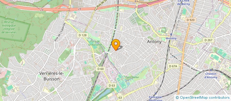 localisation de l'entreprise INSTITUT FRANCO-CHINOIS A PARIS POUR LA CULTURE L ENSEIGNEMENT ET LA RECHERCHE à ANTONY