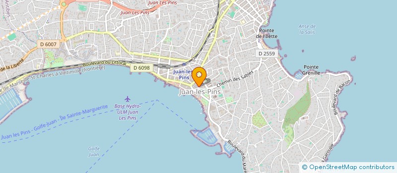 localisation de l'entreprise INSTITUT FRANCO-EUROPEEN à ANTIBES