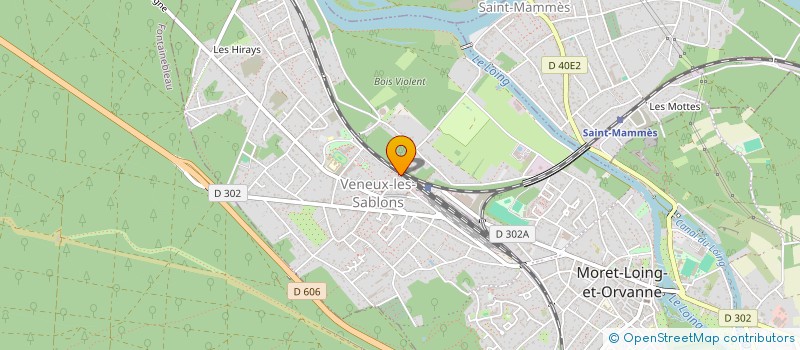 localisation de l'entreprise INSTITUT GANDEN LING  MORET-LOING-ET-ORVANNE