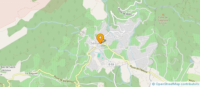 localisation de l'entreprise INSTITUT GASTRONOMIE RIVIERA  SEILLANS