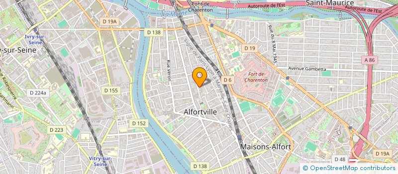 localisation de l'entreprise INSTITUT GENESE à ALFORTVILLE