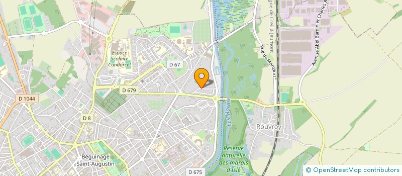 localisation de l'entreprise INSTITUT GEOPOLYMERE à SAINT-QUENTIN