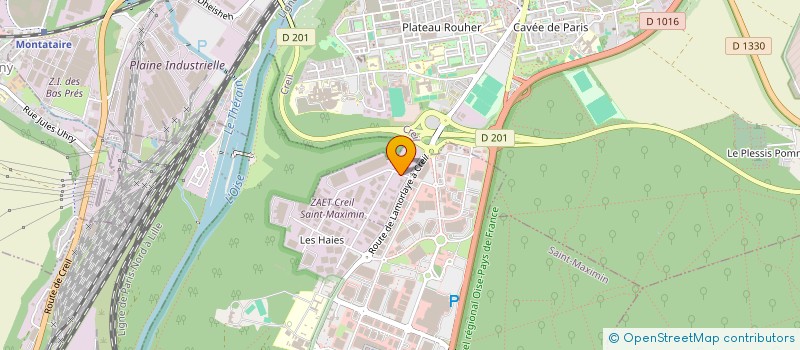 localisation de l'entreprise INSTITUT GESTION EXPERT COMPTABLE AUDIT à CREIL