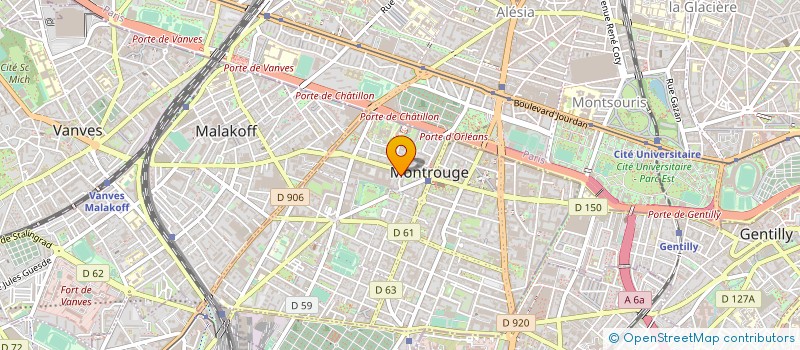 localisation de l'entreprise INSTITUT GESTION MANAGEMENT à MONTROUGE