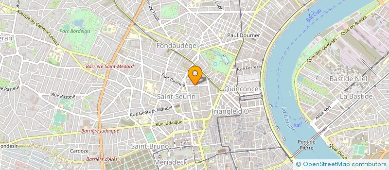 localisation de l'entreprise INSTITUT GREENBLATT FRANCE  BORDEAUX