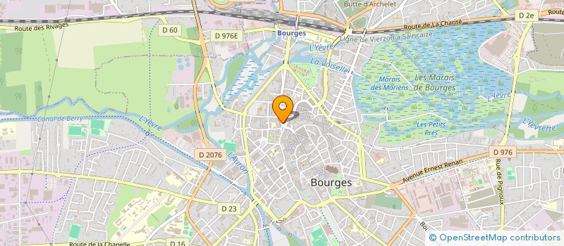 localisation de l'entreprise INSTITUT GRIFFE D'OR à BOURGES