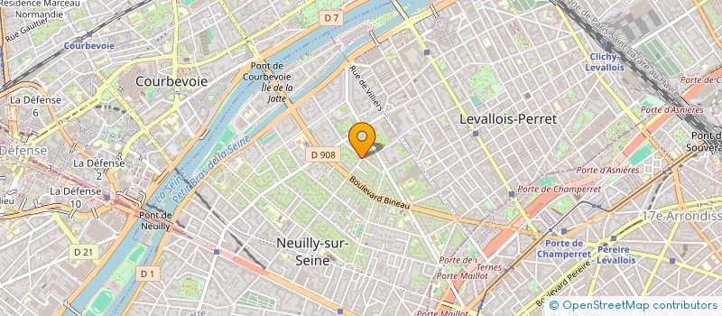 localisation de l'entreprise INSTITUT HAHNEMANN à NEUILLY-SUR-SEINE