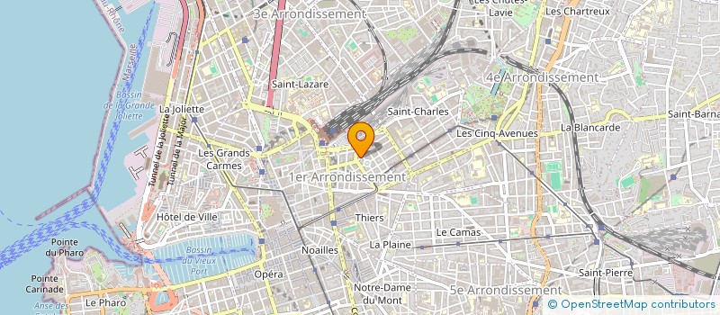 localisation de l'entreprise INSTITUT HAMSA YOGA à MARSEILLE