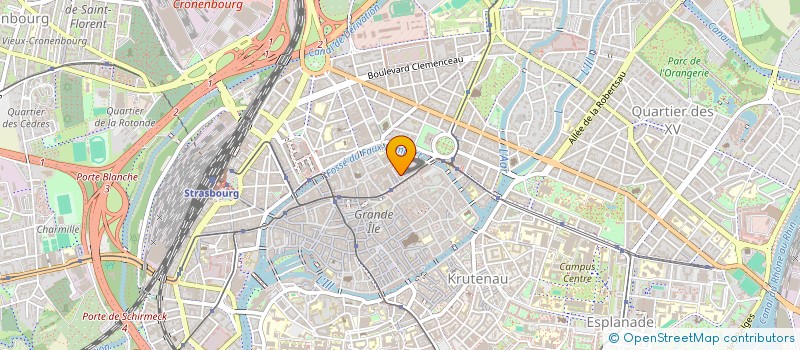 localisation de l'entreprise INSTITUT HARMONIE à STRASBOURG