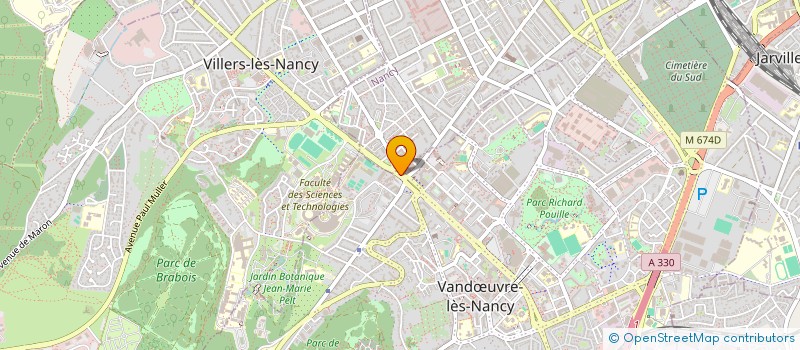 localisation de l'entreprise INSTITUT HENRY TISSIER  VANDUVRE-LES-NANCY