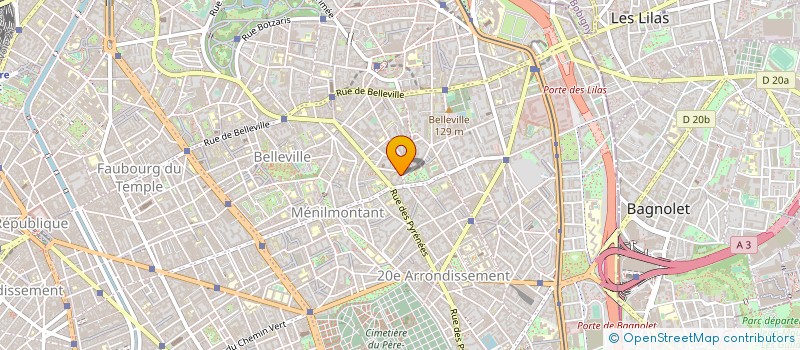 localisation de l'entreprise INSTITUT HERVE S SPORT à PARIS
