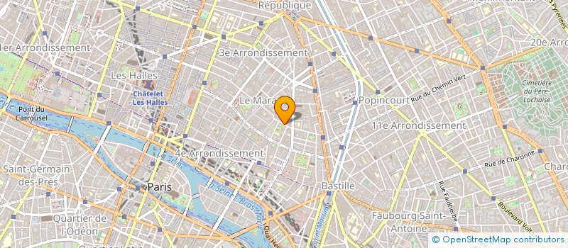 localisation de l'entreprise INSTITUT HISTORIQUE ALLEMAND à PARIS