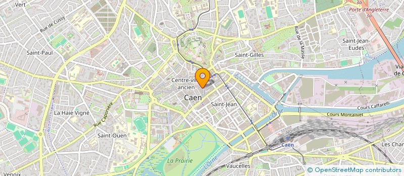 localisation de l'entreprise INSTITUT HOLOS CAEN EURL à CAEN