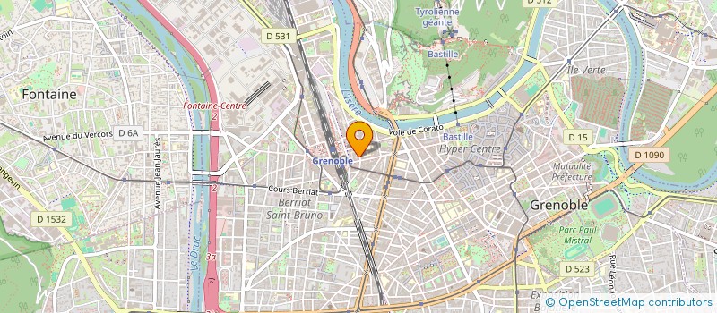 localisation de l'entreprise INSTITUT HOTEL à GRENOBLE