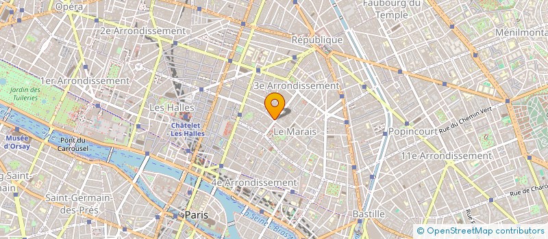 localisation de l'entreprise INSTITUT HYPNOSE ET METHODES DOUCES  PARIS