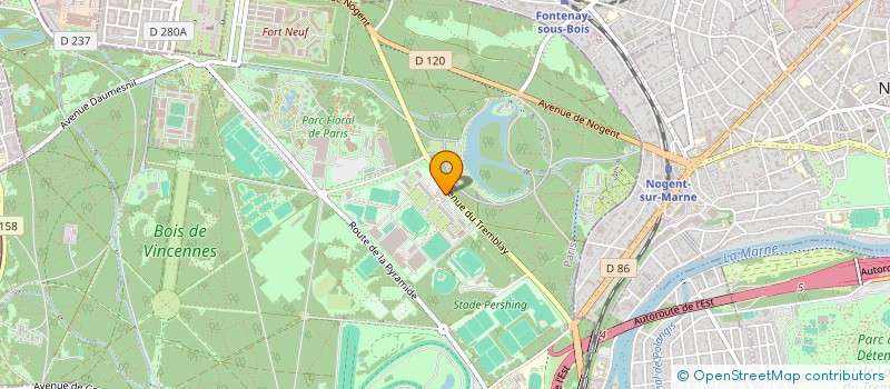 localisation de l'entreprise INSTITUT IMAGERIE DU SPORT  PARIS