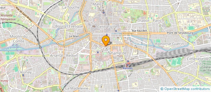 localisation de l'entreprise INSTITUT INTER-REGIONS DE LA SANTE ORALE  RENNES