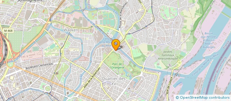 localisation de l'entreprise INSTITUT INTERNATIONAL DE LA DEMOCRATIE à STRASBOURG