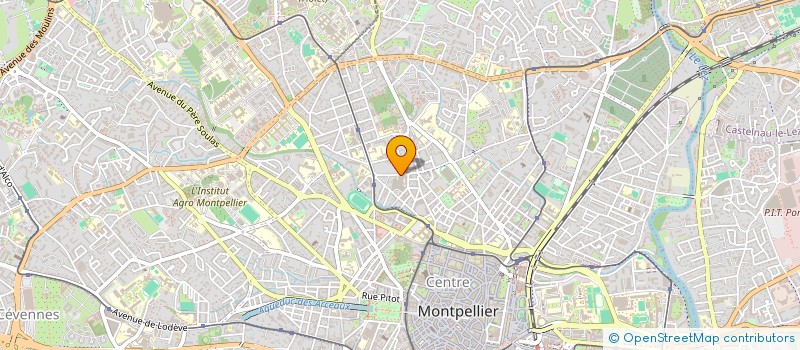 localisation de l'entreprise INSTITUT JEAN DE LA CROIX  MONTPELLIER