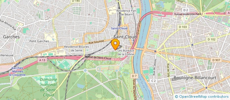 localisation de l'entreprise INSTITUT JEAN MARIE LE PEN à SAINT-CLOUD