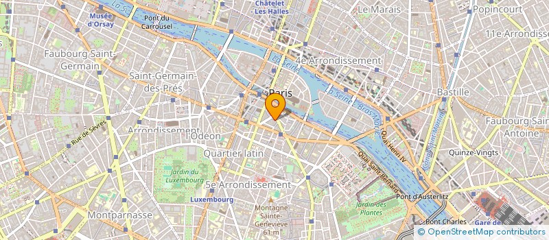 localisation de l'entreprise INSTITUT JEROME LEJEUNE  PARIS