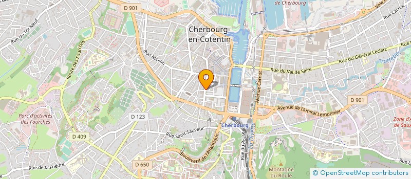 localisation de l'entreprise INSTITUT JP GOURBIN  CHERBOURG-EN-COTENTIN