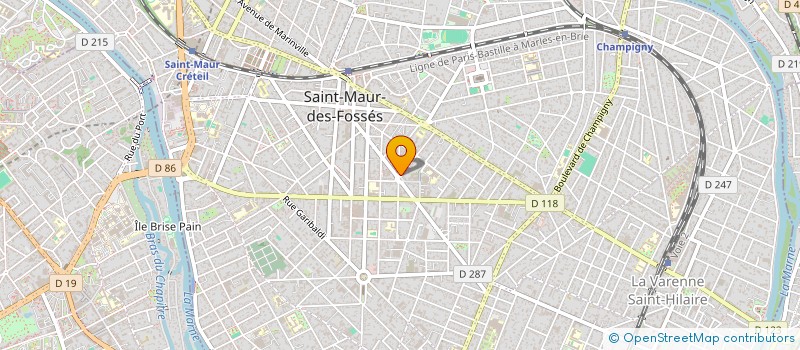 localisation de l'entreprise INSTITUT JUIN  SAINT-MAUR-DES-FOSSES