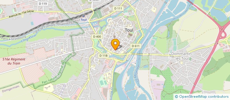 localisation de l'entreprise INSTITUT JURIDIQUE DE LORRAINE à TOUL