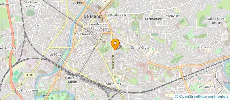 localisation de l'entreprise INSTITUT KONAISSANCE  LE MANS