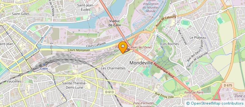 localisation de l'entreprise INSTITUT L'AMOUR DE SOI  MONDEVILLE