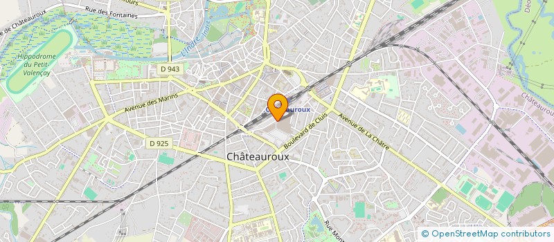 localisation de l'entreprise INSTITUT L'HEURE DOUCE à CHATEAUROUX