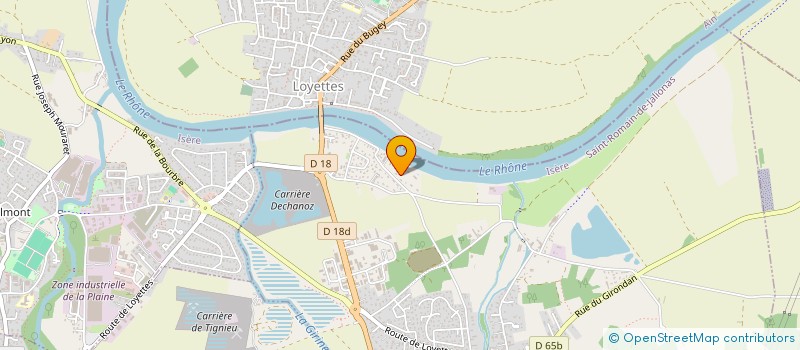 localisation de l'entreprise INSTITUT L.M BEAUTY  SAINT-ROMAIN-DE-JALIONAS