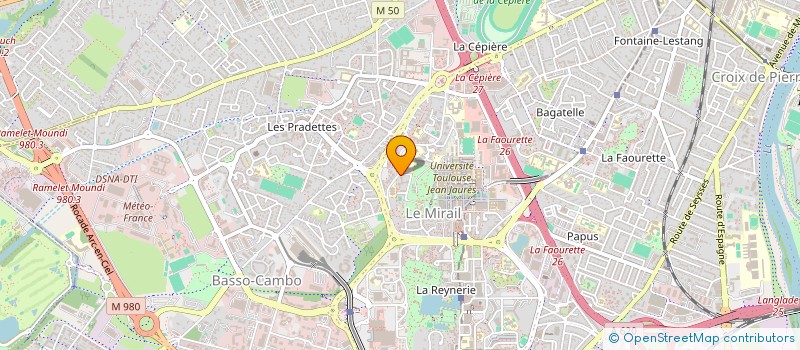 localisation de l'entreprise INSTITUT L'OCEAN DU SAVOIR à TOULOUSE