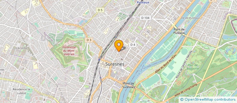localisation de l'entreprise INSTITUT LA CONFERENCE HIPPOCRATE à SURESNES