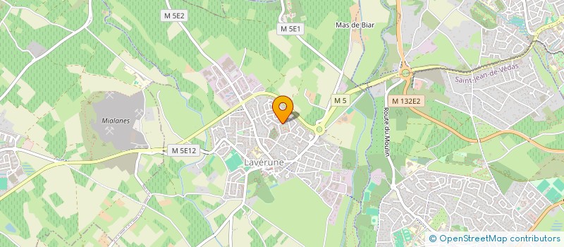 localisation de l'entreprise INSTITUT LANGUEDOCIEN DE FORMATION ET DE MANAGEMENT à LAVERUNE