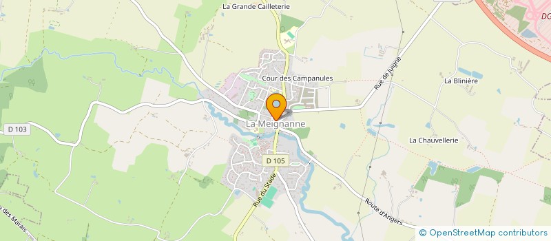 localisation de l'entreprise INSTITUT LANGUES ETRANGERES à LONGUENEE-EN-ANJOU