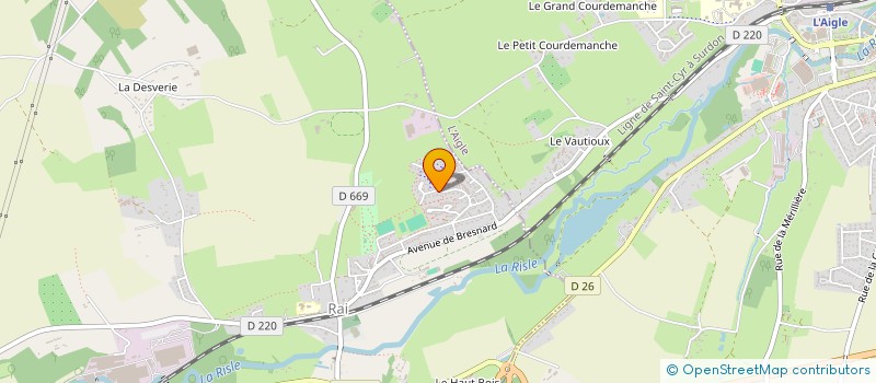 localisation de l'entreprise INSTITUT LE COEUR NORMAND à RAI