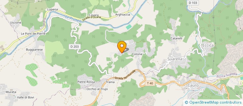localisation de l'entreprise INSTITUT LE COIN NATUREL à ECCICA-SUARELLA