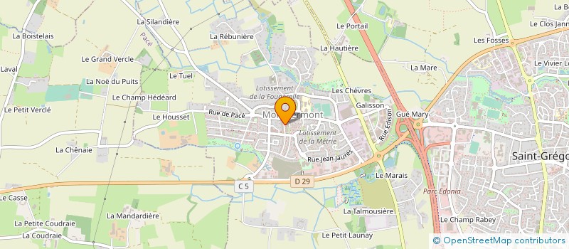 localisation de l'entreprise INSTITUT LE GRAND LARGE à MONTGERMONT