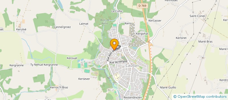 localisation de l'entreprise INSTITUT LE NOELLEC  CAUDAN