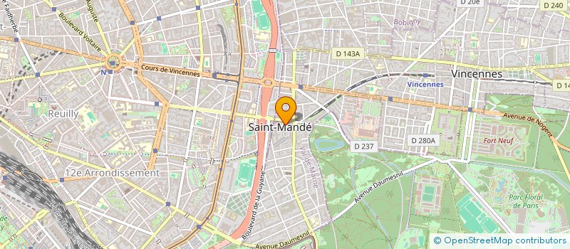 localisation de l'entreprise INSTITUT LE VAL MANDE  SAINT-MANDE