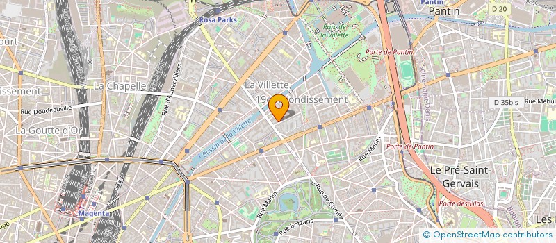 localisation de l'entreprise INSTITUT LEBE INTERNATIONAL  PARIS