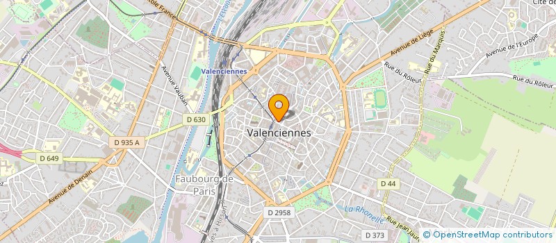 localisation de l'entreprise INSTITUT LES HARMONIQUES  VALENCIENNES