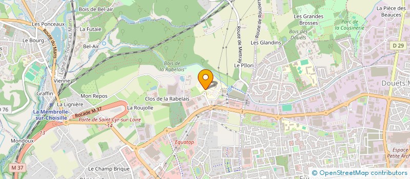 localisation de l'entreprise INSTITUT LIGERIEN DE LA COLONNE VERTEBRALE  SAINT-CYR-SUR-LOIRE