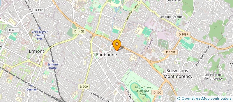 localisation de l'entreprise INSTITUT LOISIRS ET EDUCATION DE FRANCE - ILE DE FRANCE à EAUBONNE